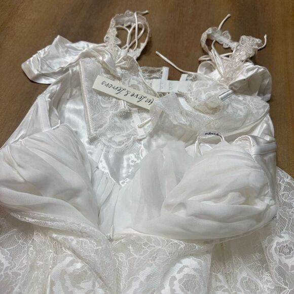 For Love And Lemons White Lace Wedding Dress - Picture 10 of 15